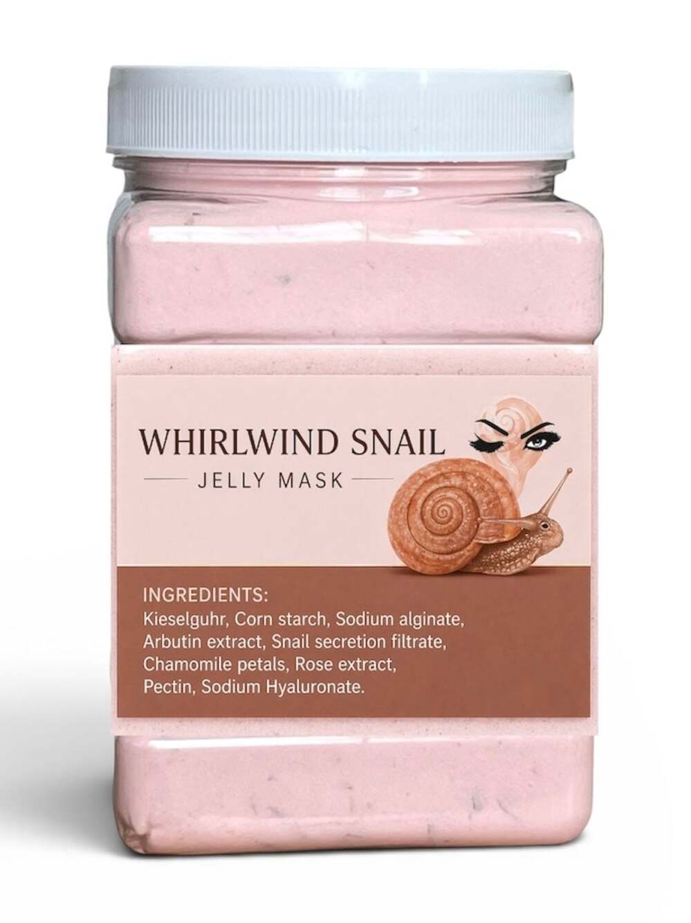 Useeme Whirlwind Snail Jelly Mask Professional Peel-Off Hydro Jelly Mask 500g